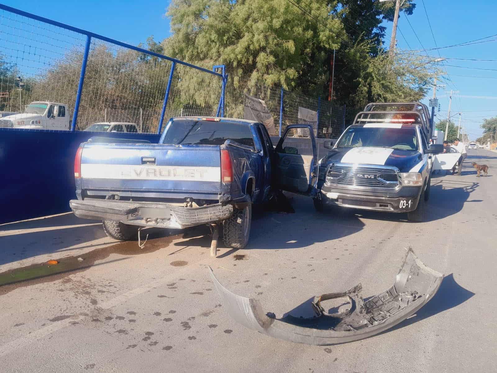 Choque por Alcance en Allende Deja a una Persona Lesionada y Daños Materiales