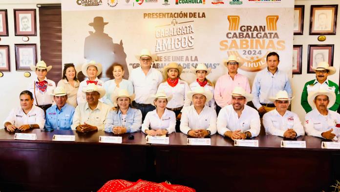 Se suman amigos cabalgantes de Múzquiz, Nueva Rosita y Progreso a la Gran Cabalgata 