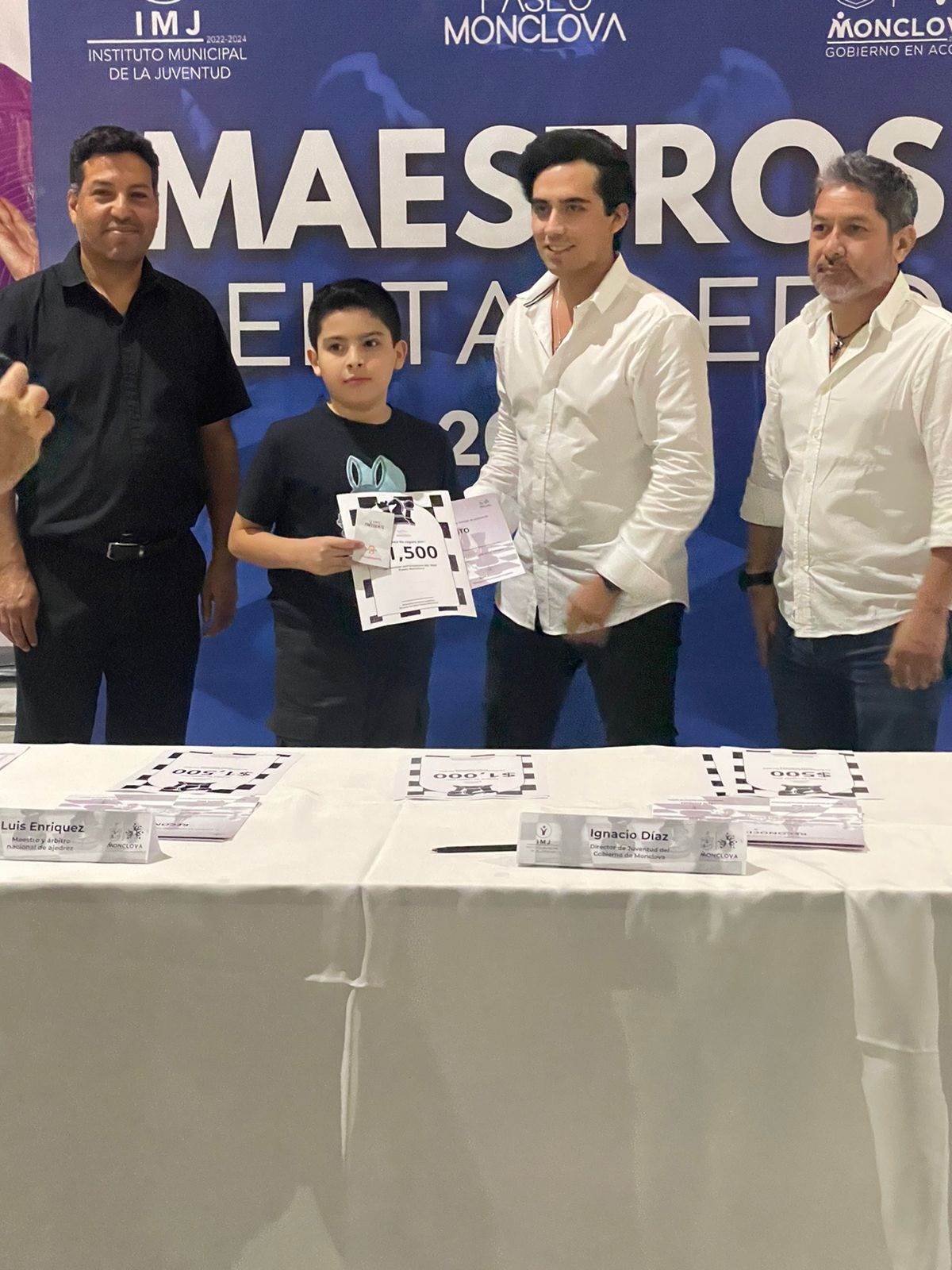 Eduardo Barrón, Alberto Galaviz, Santiago Franco y Carlos Ramos ganaron la tercera edición del torneo Maestros del Tablero.