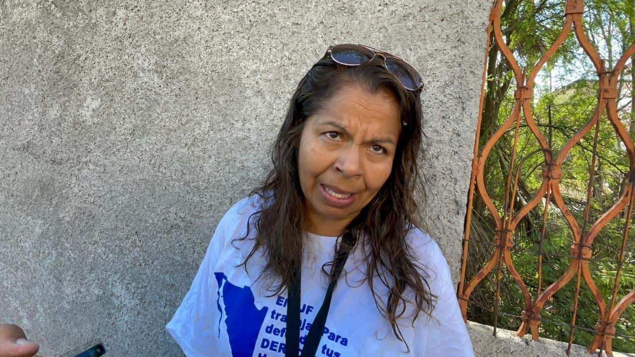Dora Claudia Jacobo se pronuncia en contra de la reforma judicial.