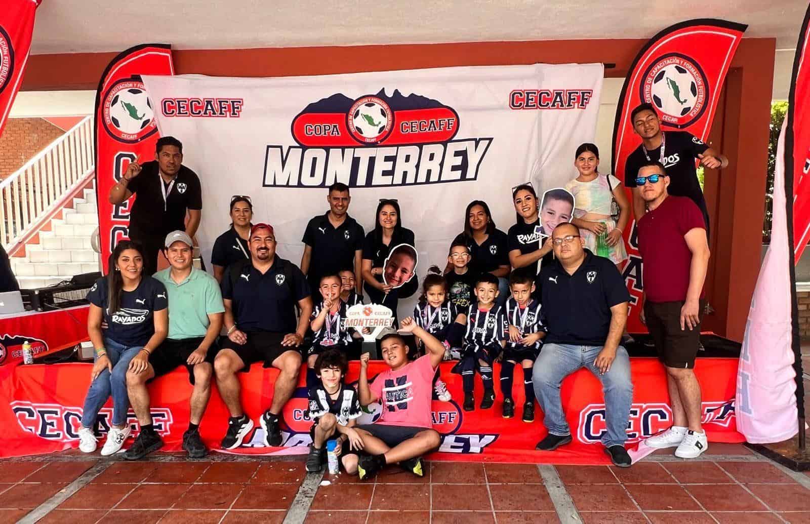 Rayados Monclova repitió como campeón en la Copa CECAFF de fútbol infantil.