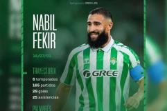 Betis deja ir a otro campeón del mundo, se despide de Nabil Fekir