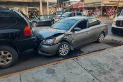 Se Registra Choque Triple en el Centro de Acuña