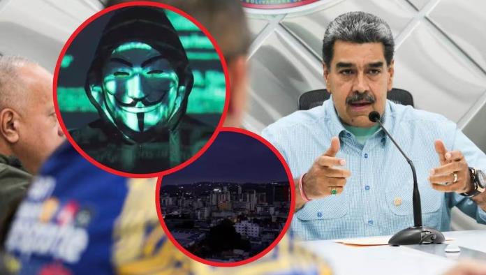 Maduro atribuye el apagón nacional en Venezuela a una amenaza de "Anonymous"