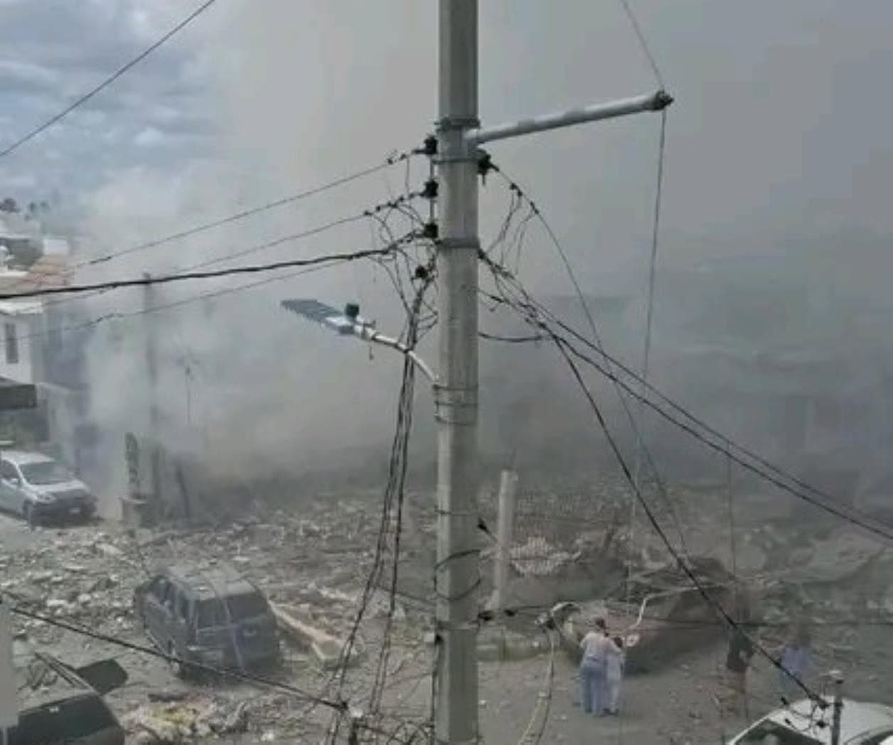 Se registra potente explosión en Reynosa