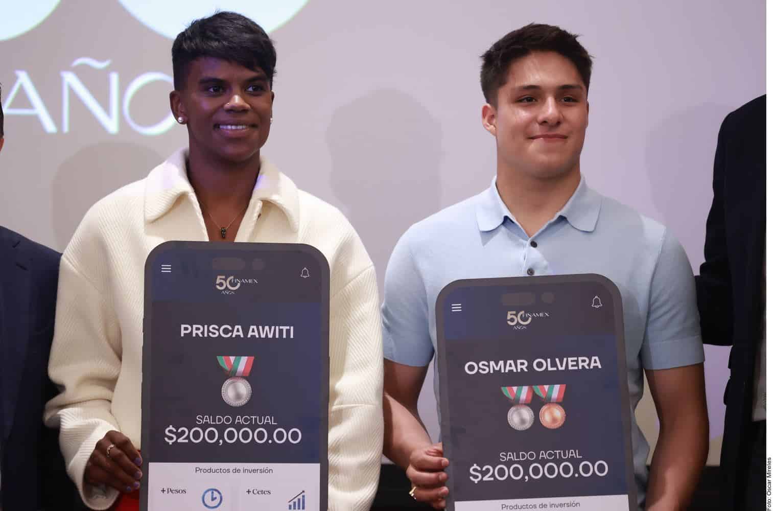 Finamex da incentivo de hasta 200 mil pesos a medallistas 