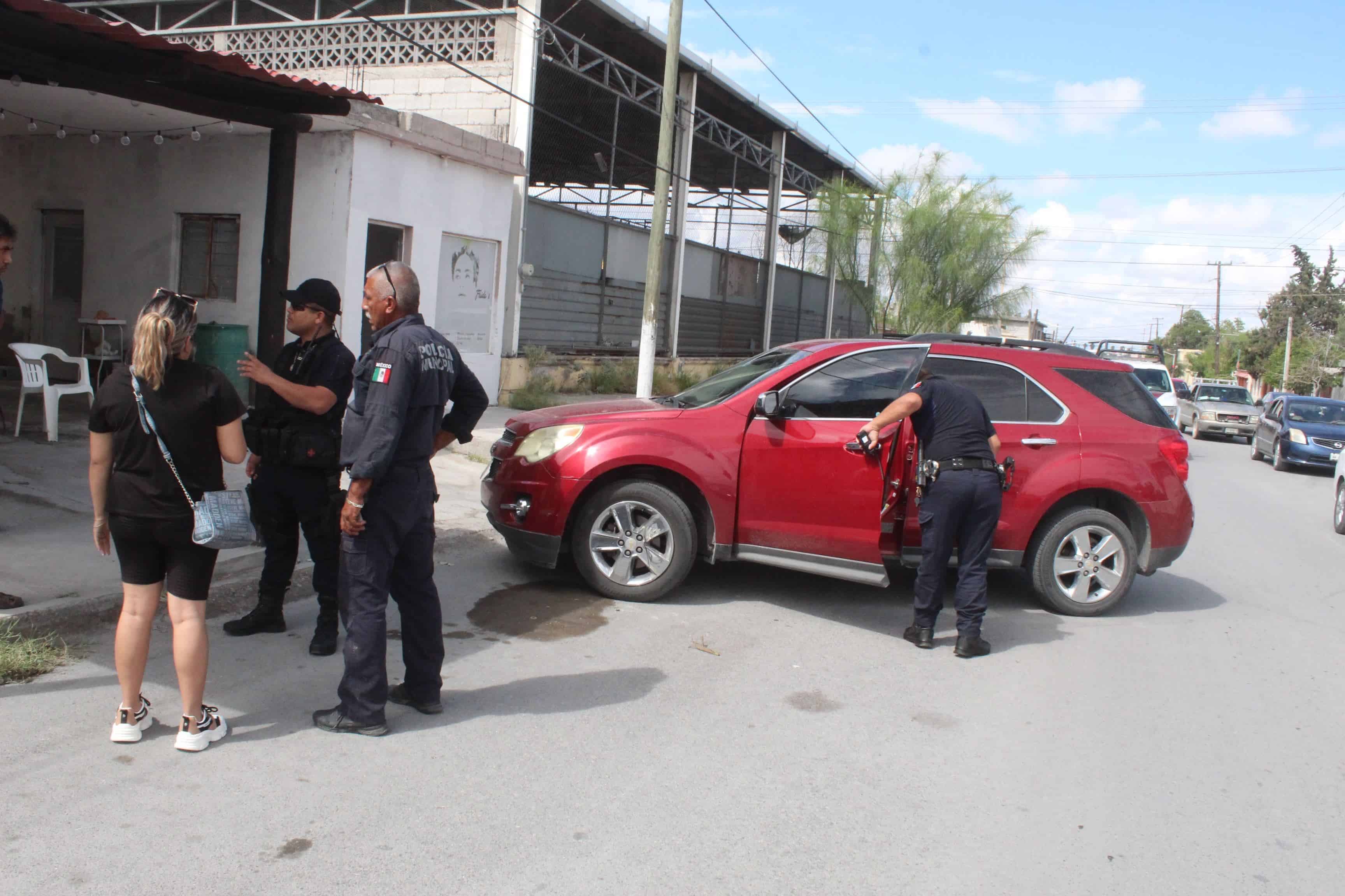 Mujer lesionada en fuerte choque