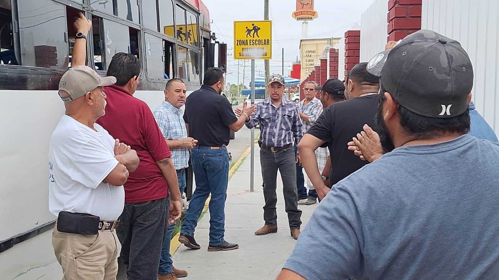 Conflicto entre choferes.
