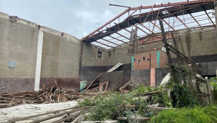 Colapsa Pared de Antiguo Cine en Zaragoza por Lluvias