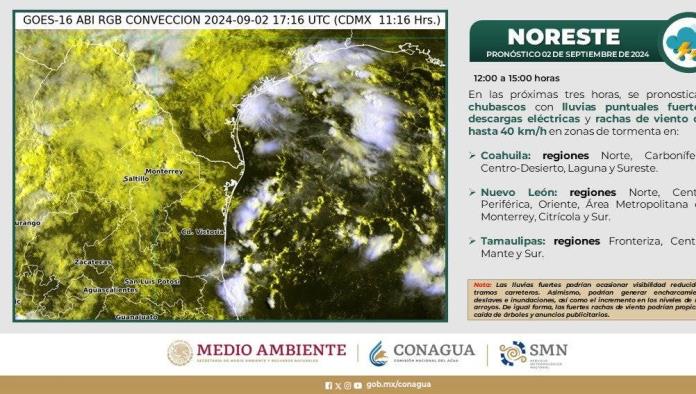 Primer Frente Frío de la Temporada Atrae Fuertes Lluvias y Vientos