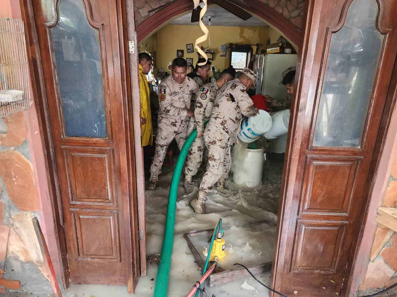 Zona Militar 47 Apoya a La Comunidad tras Inundaciones en Piedras Negras y la Región