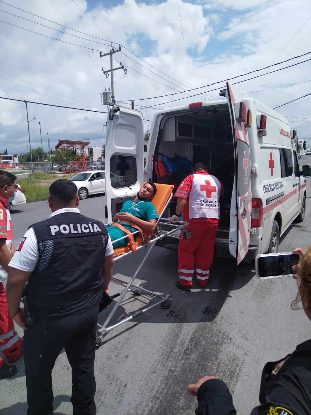 Lesiona en accidente a estudiantes de la Durango