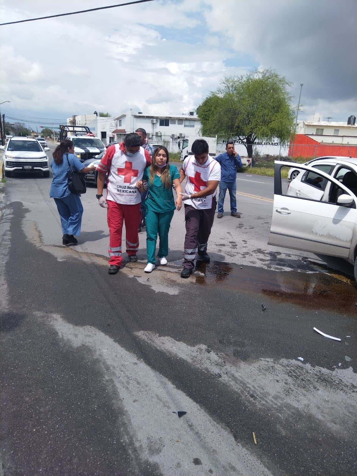 Lesiona en accidente a estudiantes de la Durango