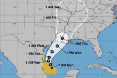 Se forma la tormenta tropical Francine en el Golfo de México