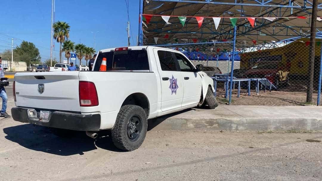 Se accidenta director de SPM de Sabinas durante persecución