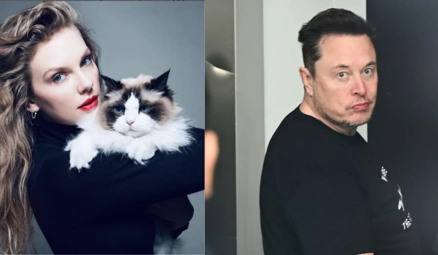 Elon Musk amenaza a Taylor Swift con «darle un hijo»