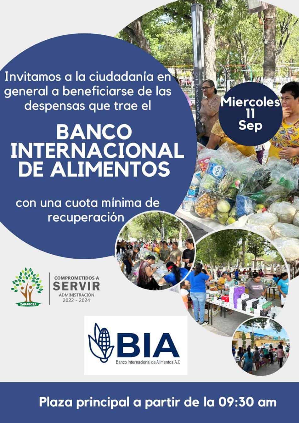 Hoy se Instalará Banco de Alimentos en Zaragoza