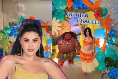 Gomita celebra cumpleaños #30 con fiesta temática de Moana