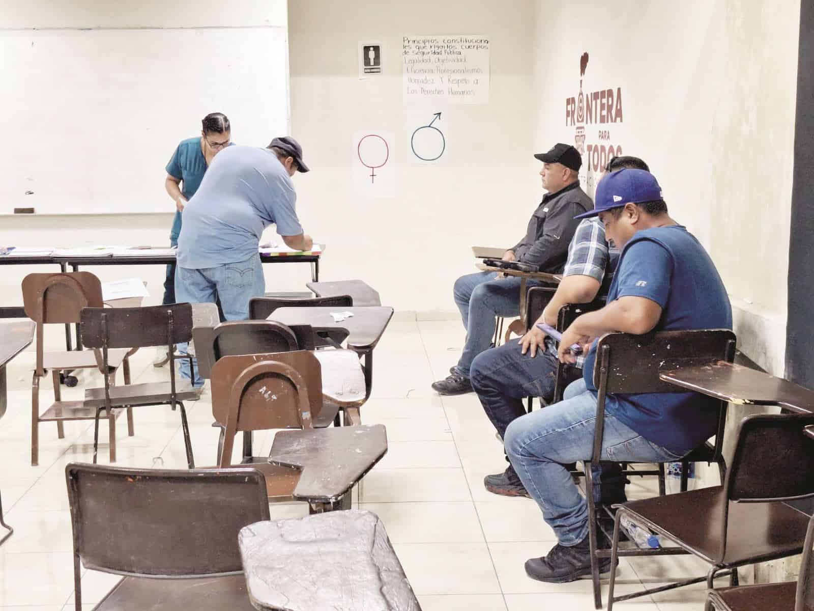 Realizan antidoping a policías de Frontera
