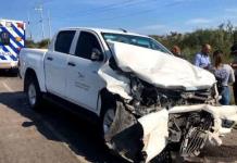 Muere mujer en choque frontal en la carretera 57