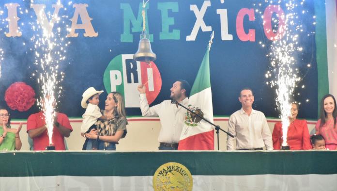 Realiza PRI Monclova Grito de Independencia