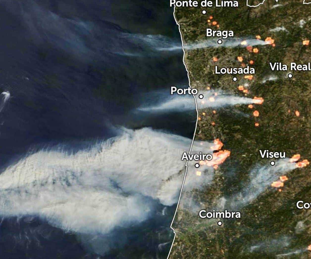 Incendios forestales en Portugal cobran la vida de 7 personas