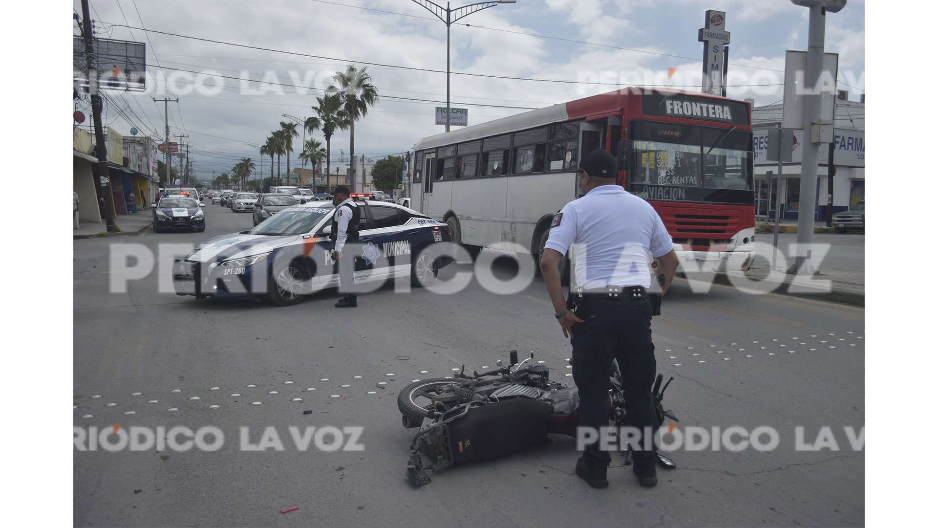 Grave cobrador por choque en el Juárez