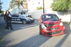 Causa taxista choque