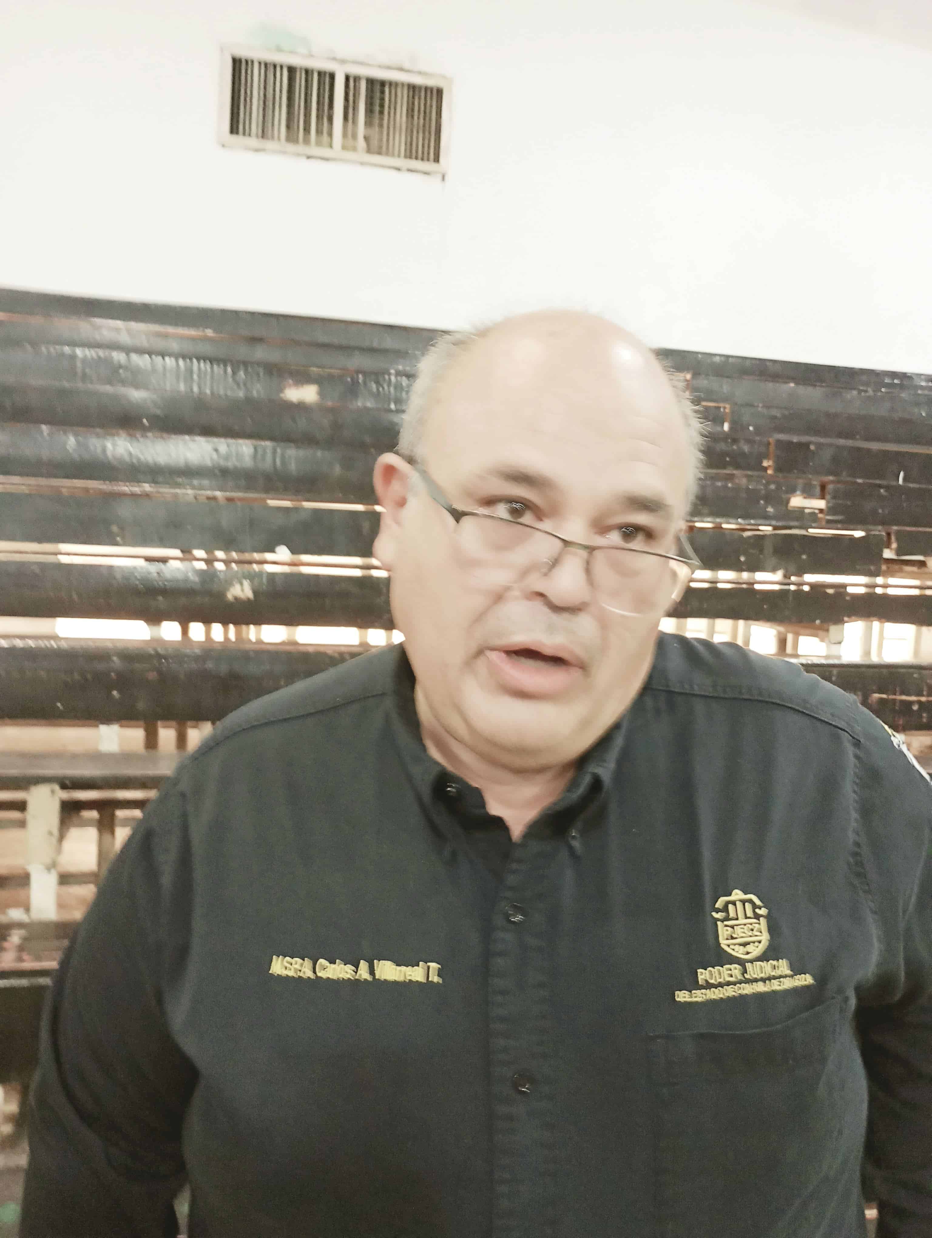 Carlos Alejandro Villarreal Treviño, delegado del Instituto Estatal de Defensoría Pública.