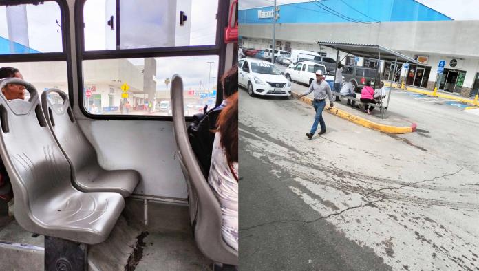 INDIGNANTE: Chofer abandona ruta con pasajeros abordo