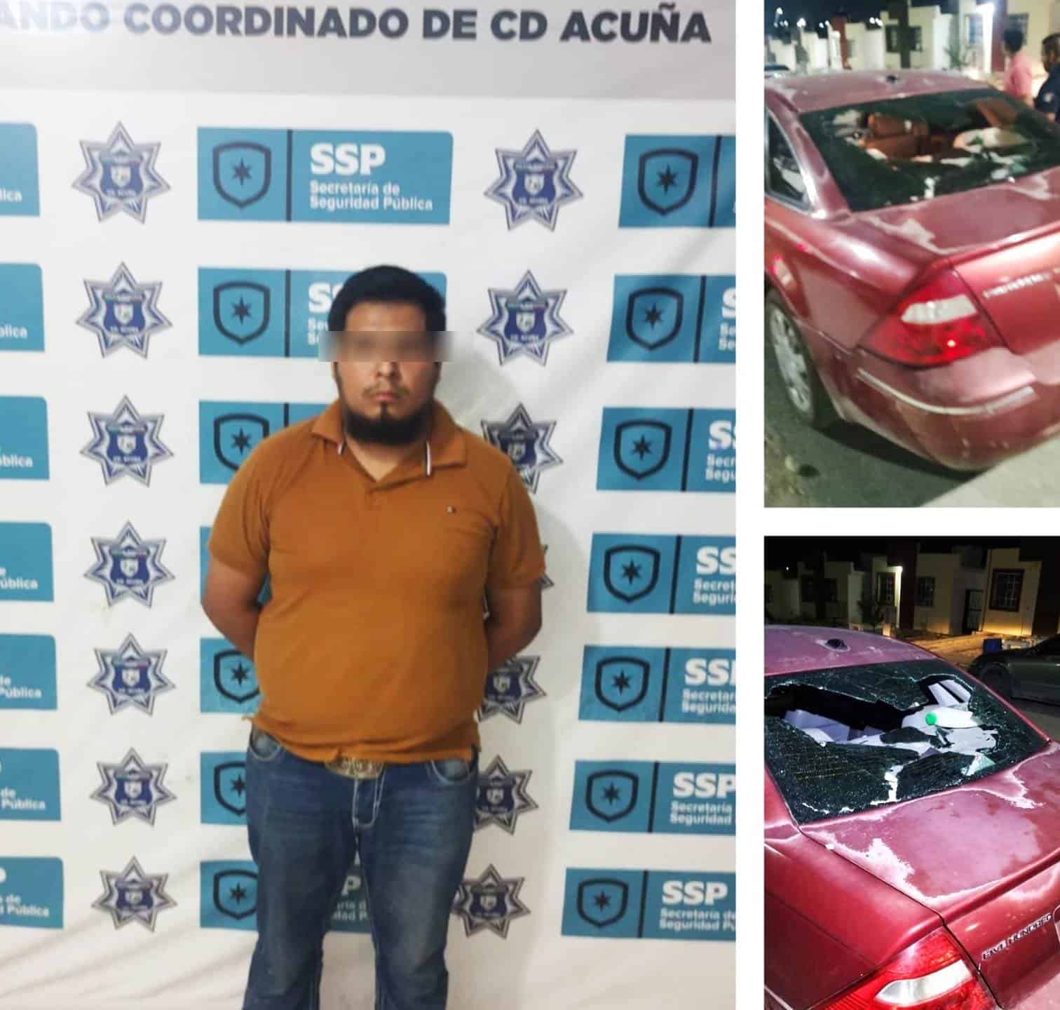 Hombre Arrestado por Daños a Propiedad