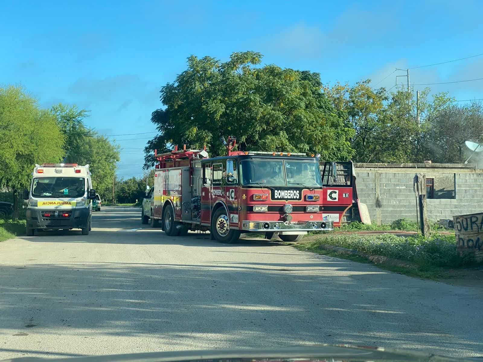 Incendio en vivienda moviliza a bomberos en Allende