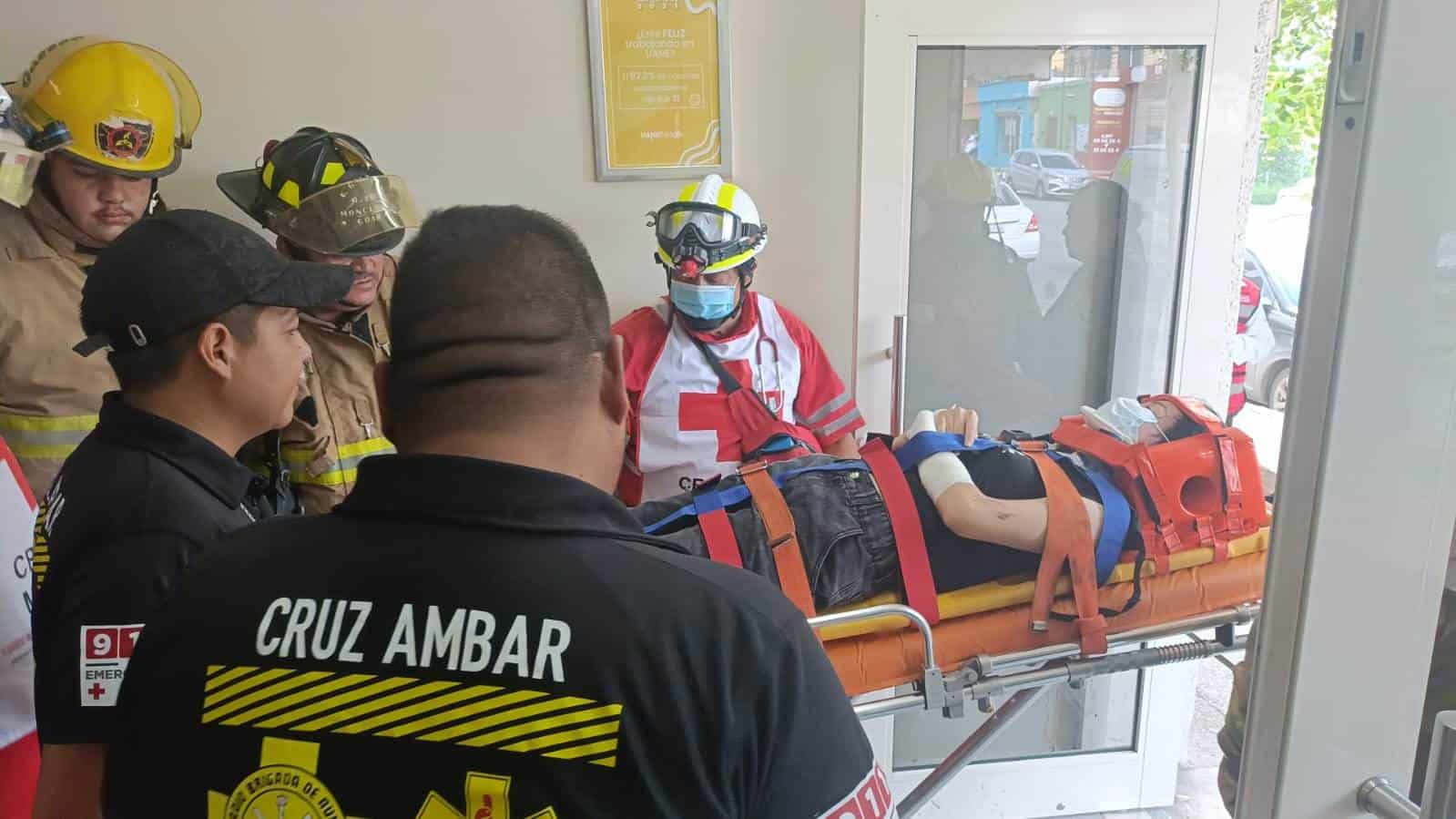 Se trató de un connato de incendio y una alumna herida por quemadura.