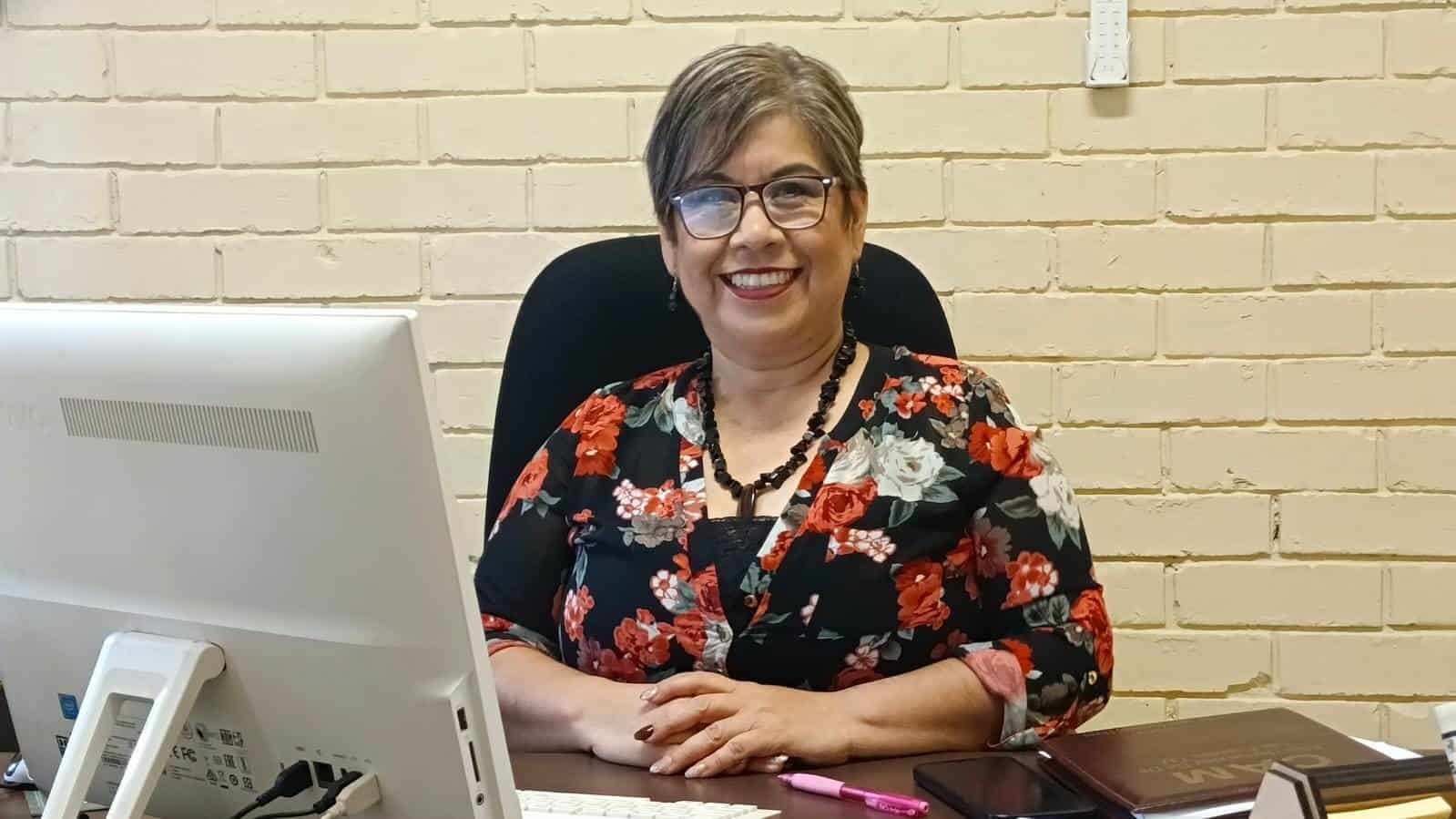 Claudia Membrillo Flores directora del CAM en Sabinas.