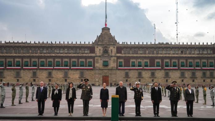 López Obrador y Claudia Sheinbaum conmemoran sismos de 1985 y 2017