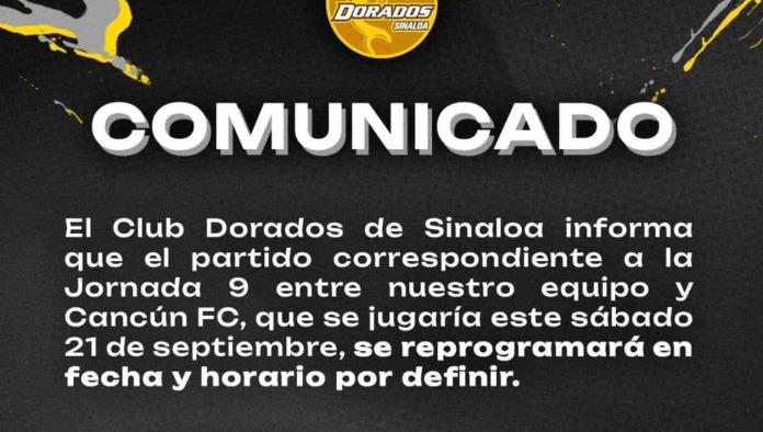 Dorados suspende partido por violencia en Sinaloa