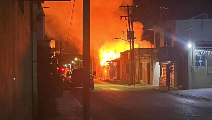 Incendio Devastador Consume Vivienda en Allende