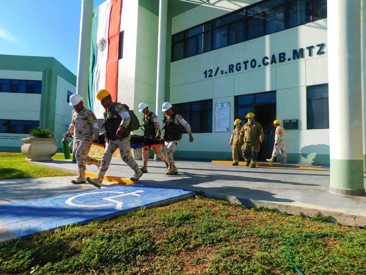 Simulacros de Protección Civil en Ciudad Acuña