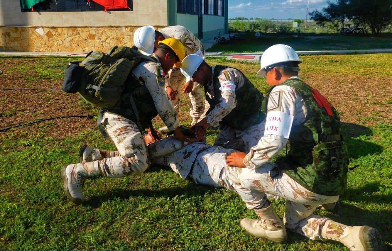 Simulacros de Protección Civil en Ciudad Acuña