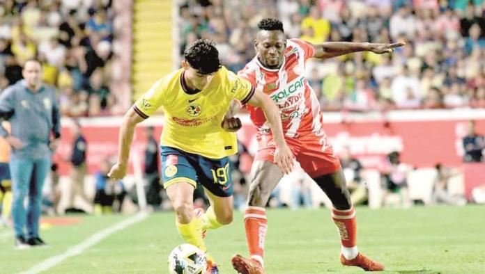 América logra agónico empate ante Necaxa