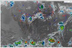 Nuevo frente frío ocasionará lluvias