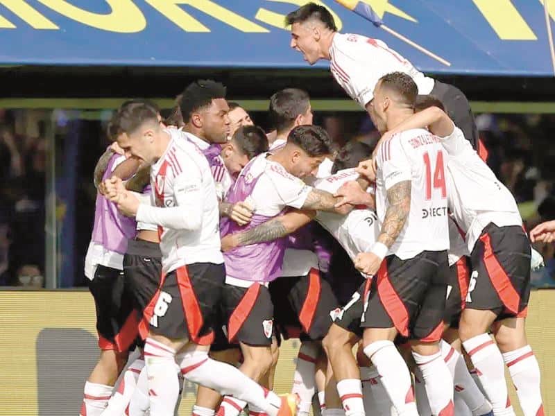 River Plate arrebató invicto a Boca Jrs. en La Bombonera luego de 11 meses sin caer del Xeneize.