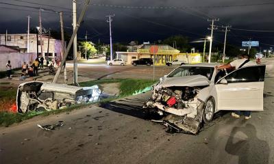 Ebrio al Volante Ocasiona Choque Volcadura