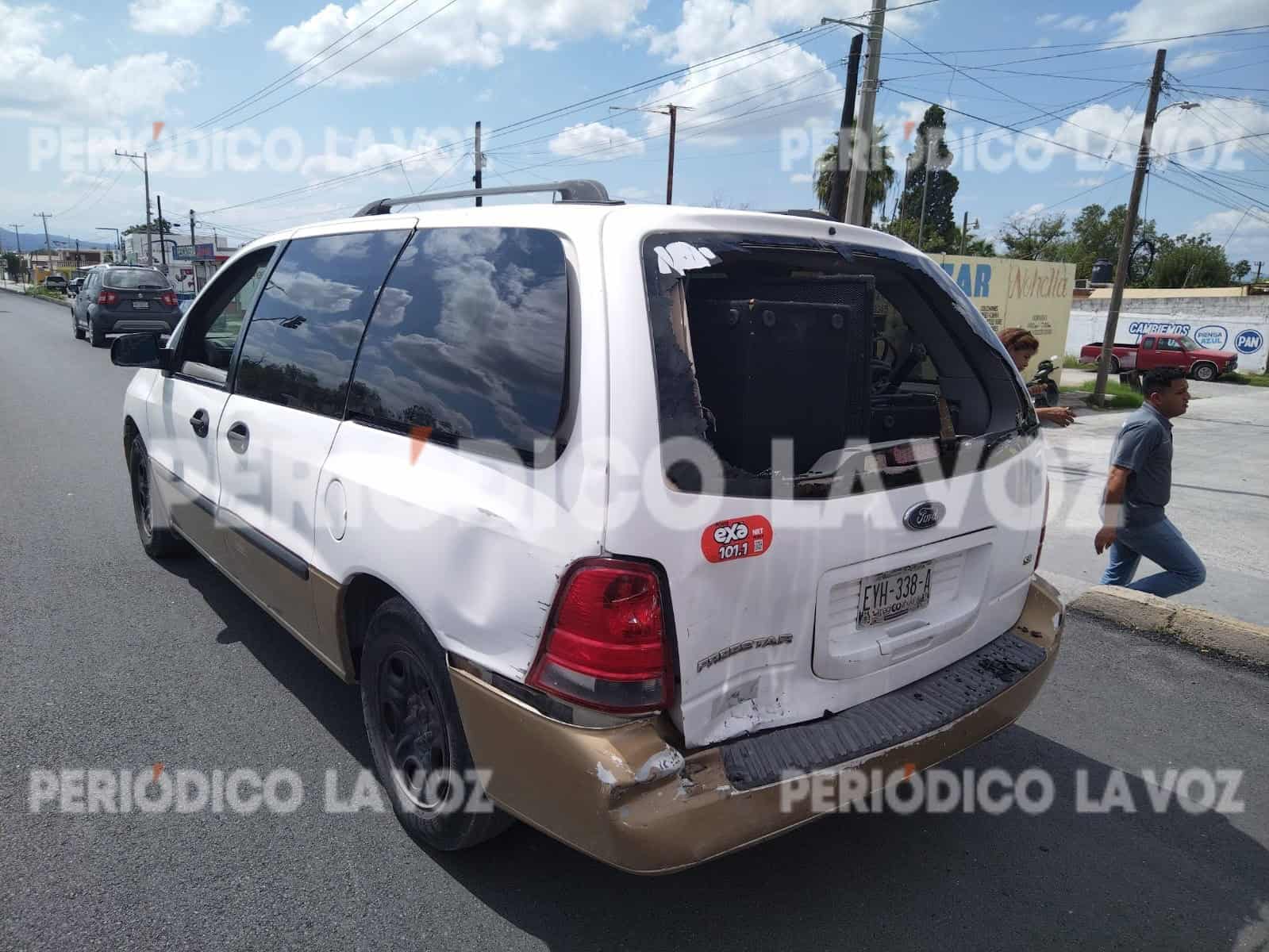 Accidente vial en el bulevar San José