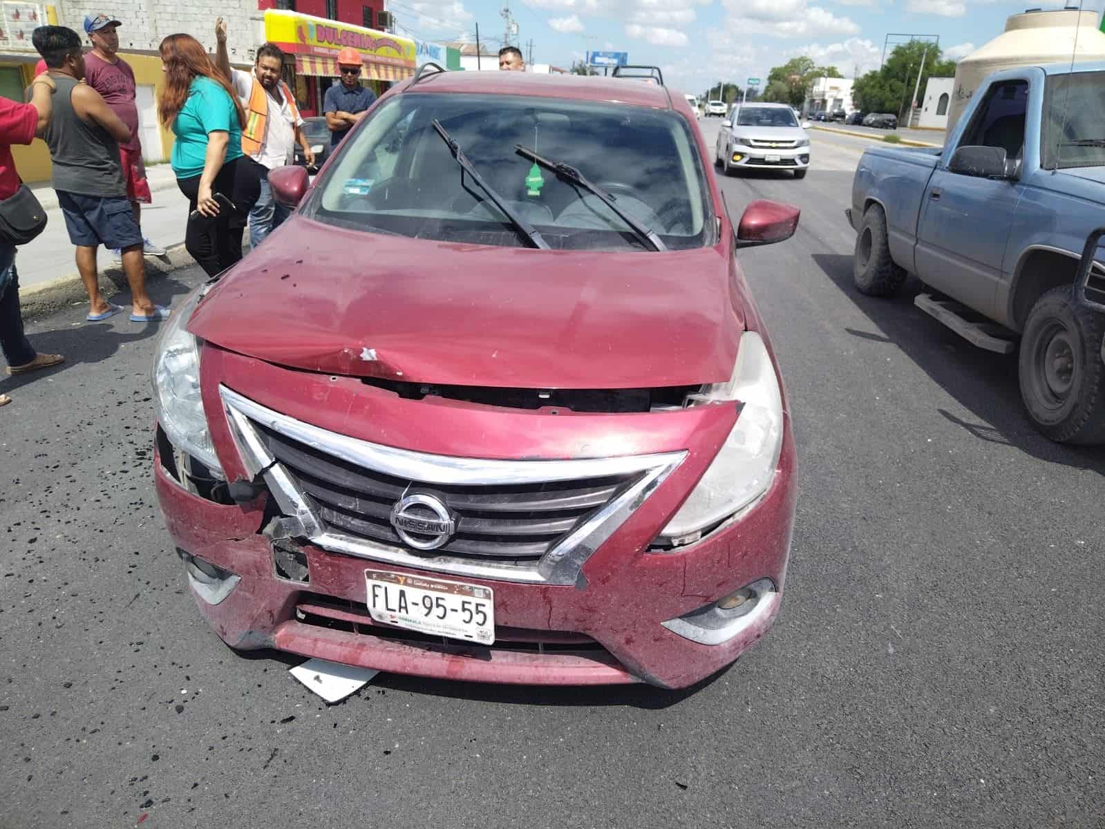 Accidente vial en el bulevar San José