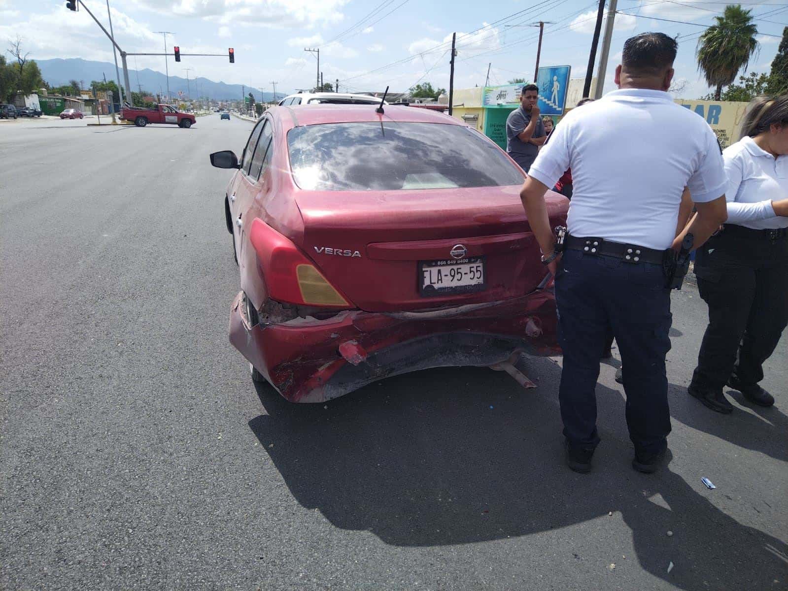 Accidente vial en el bulevar San José