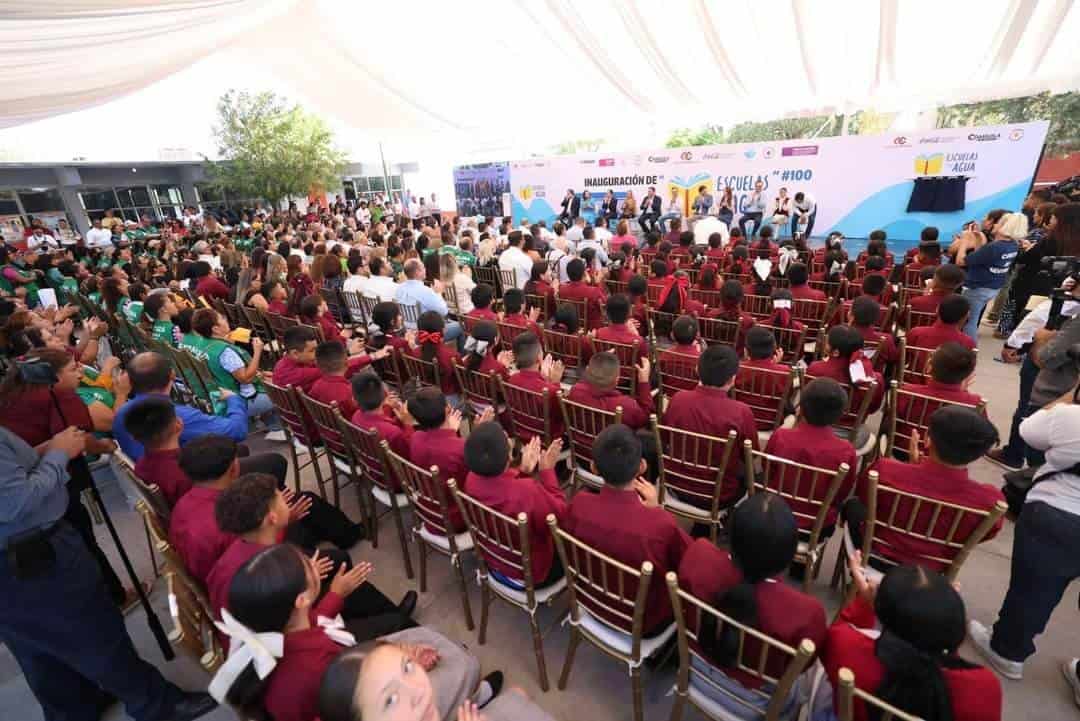 Inaugura Manolo ‘Escuelas con Agua’
