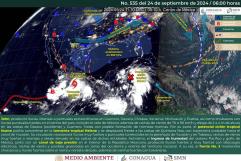 Se esperan chubascos y lluvias fuertes 