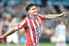 Julián Álvarez da triunfo al Atlético antes del derbi ante Real Madrid