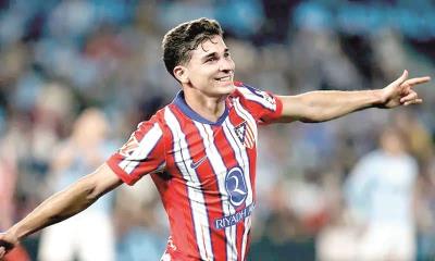 Julián Álvarez da triunfo al Atlético antes del derbi ante Real Madrid